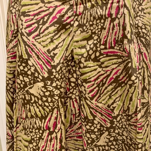 Kenneth Cole Box Pleated Silk/Cotton Sz 8 Skirt - Picture 3 of 5